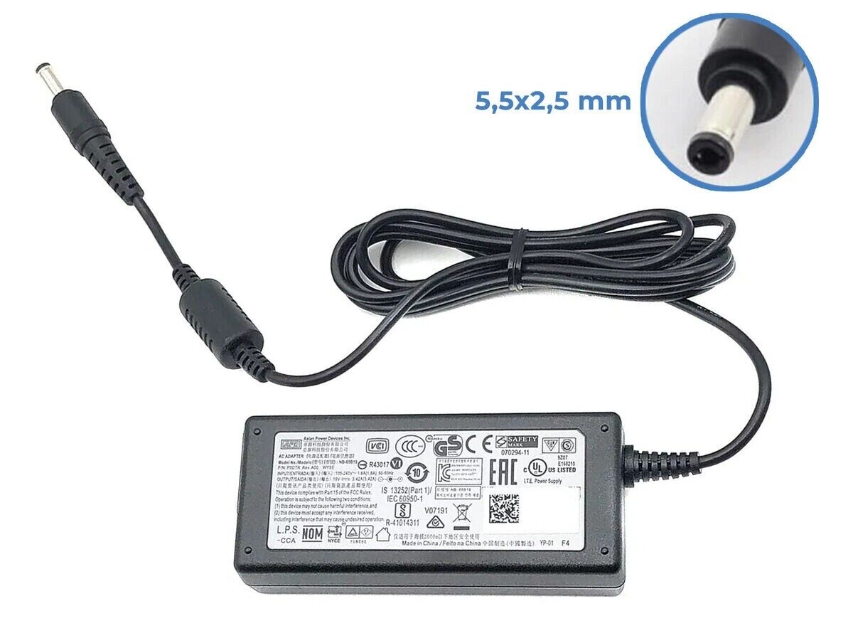 Genuine APD Dell Wyse Thin Client 65W AC Adapter Power Supply NB-65B19