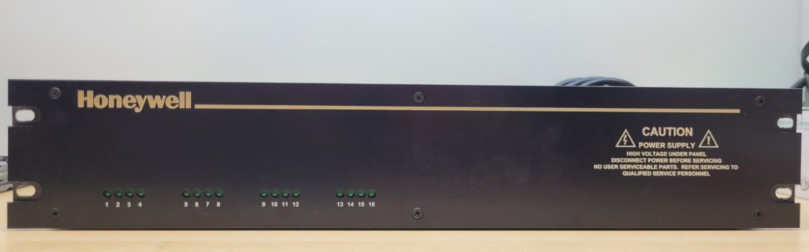 HONEYWELL Power HPR12DC616UL 16 12VDC Fuse Out @6A Rack Mount PS