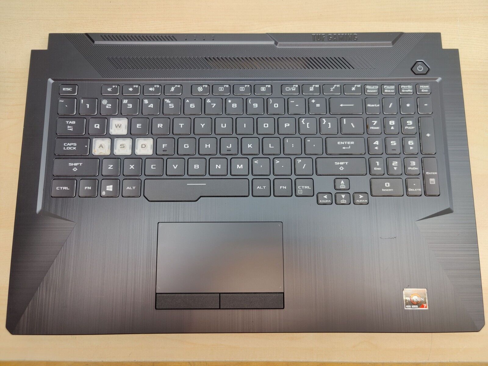 Asus TUF Gaming A17 Palmrest Keyboard
