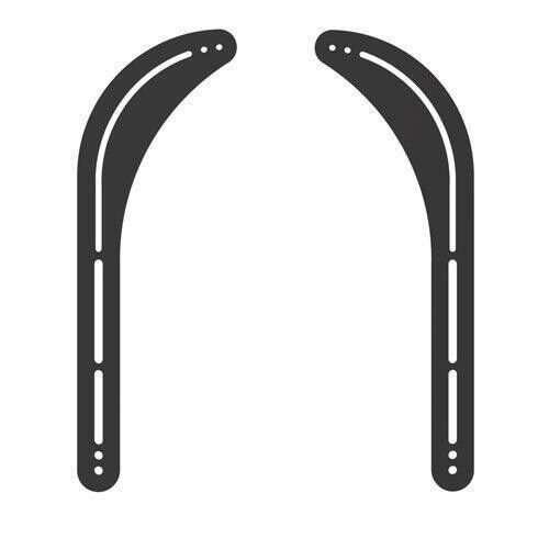 Brateck SB-39 Sound Bar Bracket for Mounting Above or Under 32