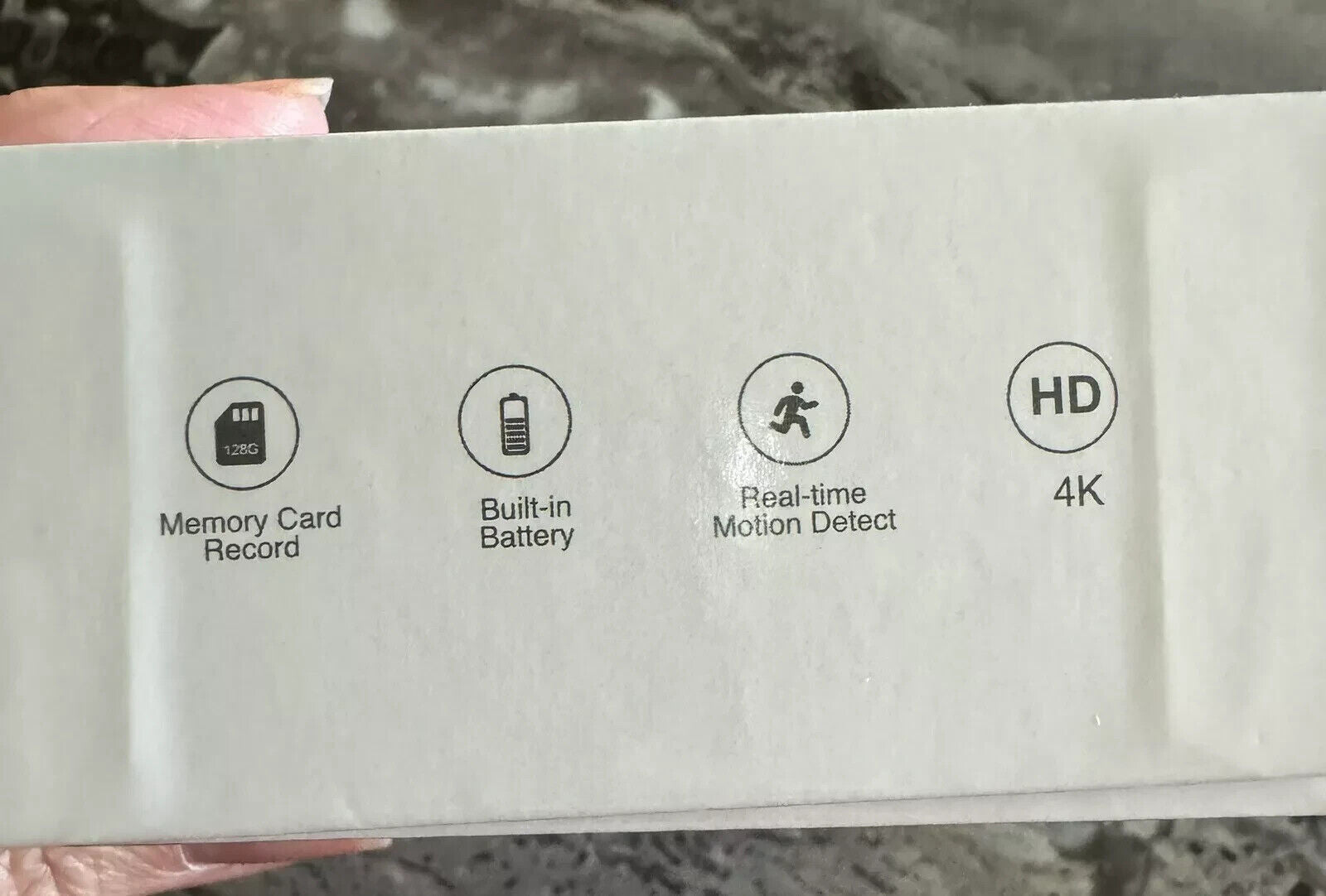 KEAN Mini Camera 4K HD, Model Q15, WiFi, Night Vision. NWT. 1.3” Square