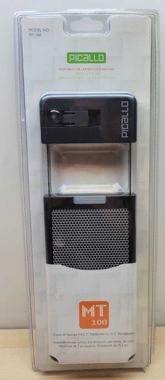 Picallo MT-100 Portable USB Laptop Cooling Fan for 7" to 15.5" Laptops