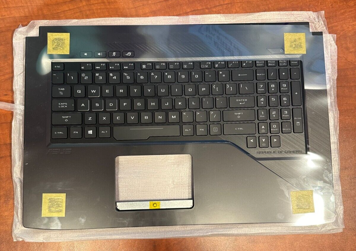 US Palmrest RGB backlit keyboard for Asus GL703VD 90NB0GM2-R31US0