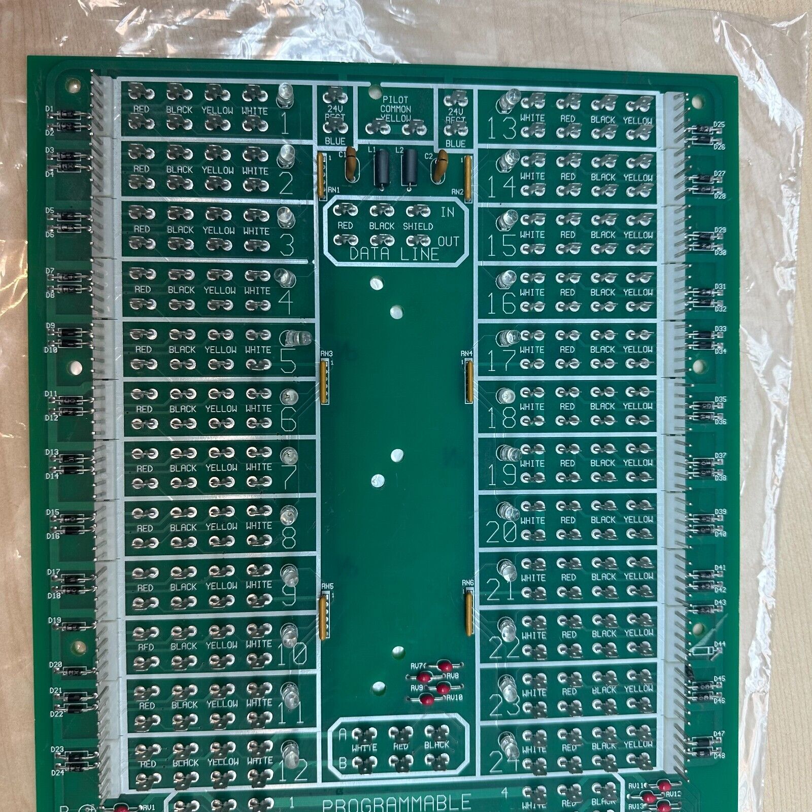 GE 437D491 Rev. F Lighting Control Panel Mother Board