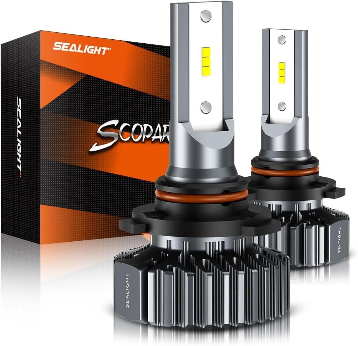 SEALIGHT 9005 HB3 LED Headlight Bulb Conversion Kit High Beam 6000K White Bright
