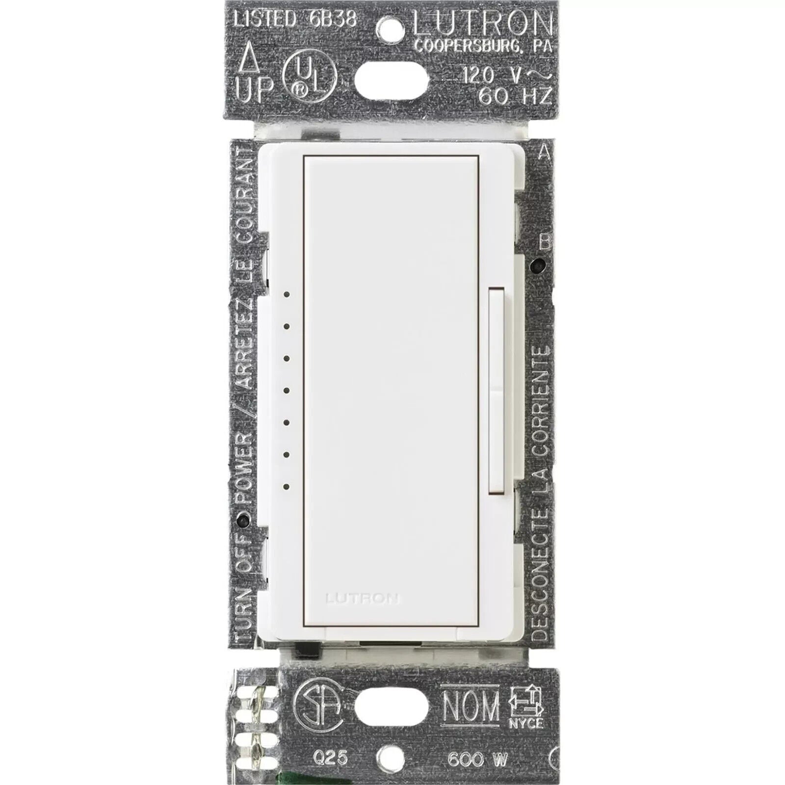 Lutron MA-RH-WH Electrical Distribution Product White Companion Maestro