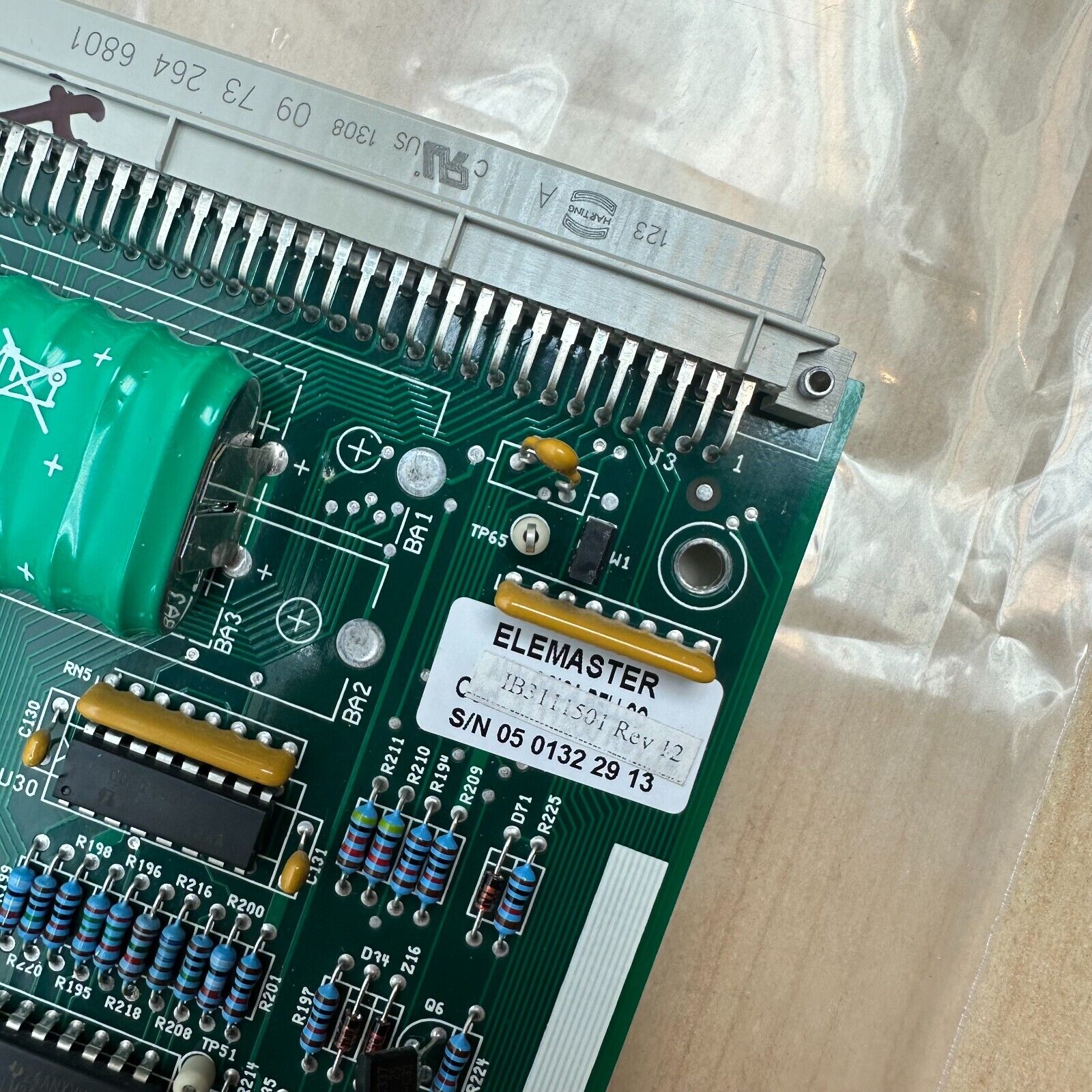 IB3111501 REV 12 Input Output Board ELEMASTER BELLCO Industrial equipment