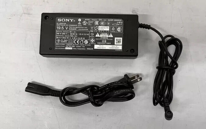 Genuine Sony AC Adapter 19.5V ACDP-085E02, Power Brick Adapter w Cord