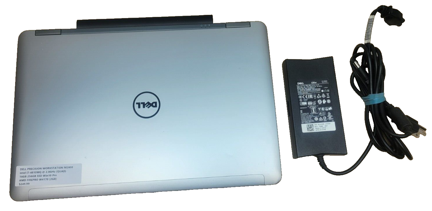 Dell Precision Workstation M2800 Intel i7-4810MQ @ 2.8GHz (QUAD) 16GB 256GB SSD