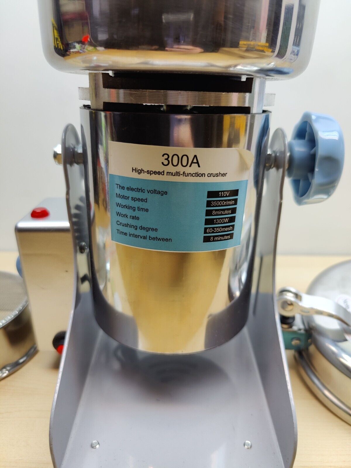 High Speed Electric Grain Grinder Mill 300g