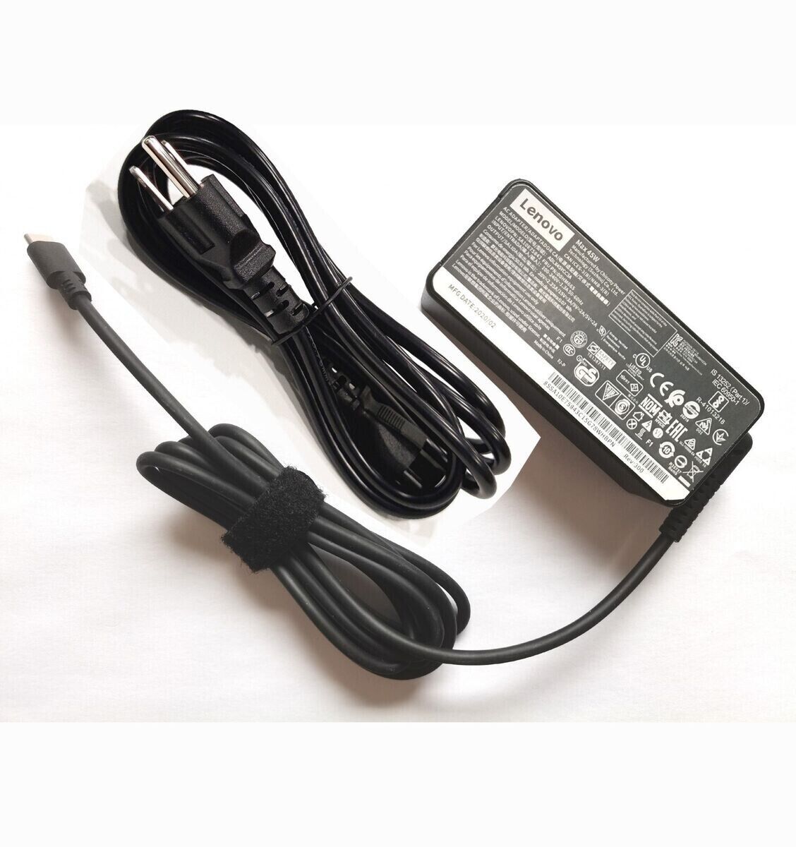Genuine Lenovo 45W USB-C Type-C Adapter Laptop Charger