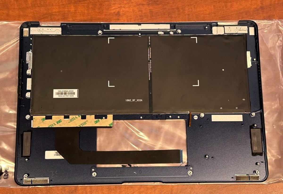 ASUS Q325U SERIES KEYBOARD PALMREST TOUCHPAD ASSEMBLY BLUE 102-016N2LHC01