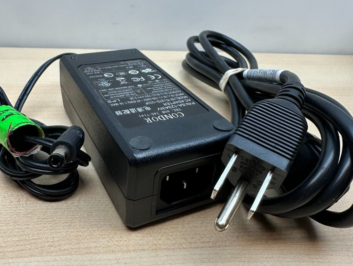 CONDOR SA-123A3IV AC/DC Adapter Power Supply 12v 3.3A STD-1233P