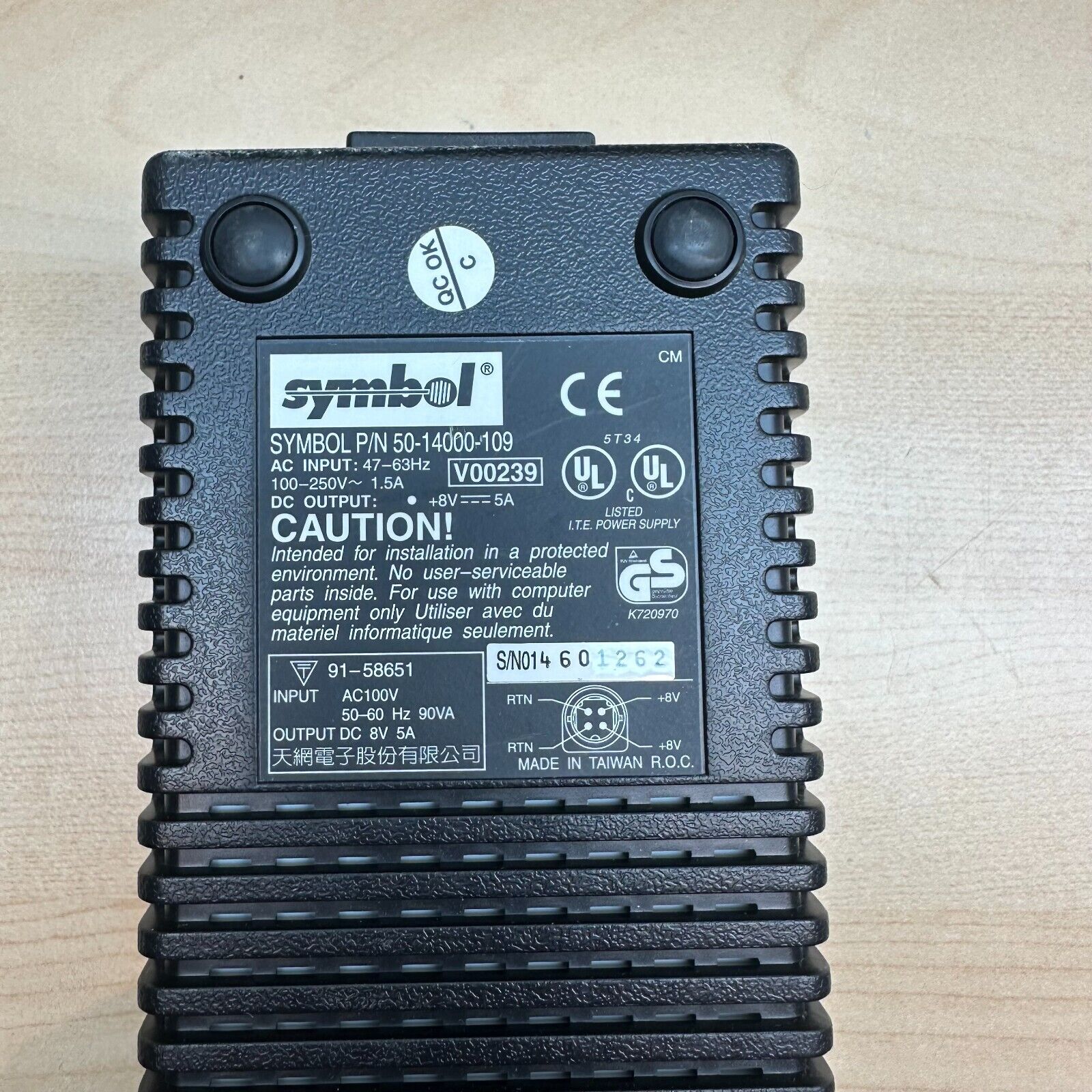 S.T.I. SYMBOL CRD2X00-4000S 4-SLOT Serial/Charging Cradle CRD2X004000S COMPLETE