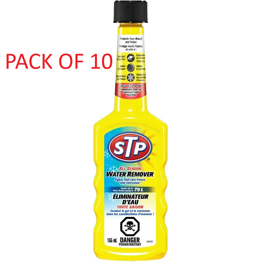 STP 17114 All Season Water Remover, 155 mL Bottle Clear/Light Amber *LOT OF 10*
