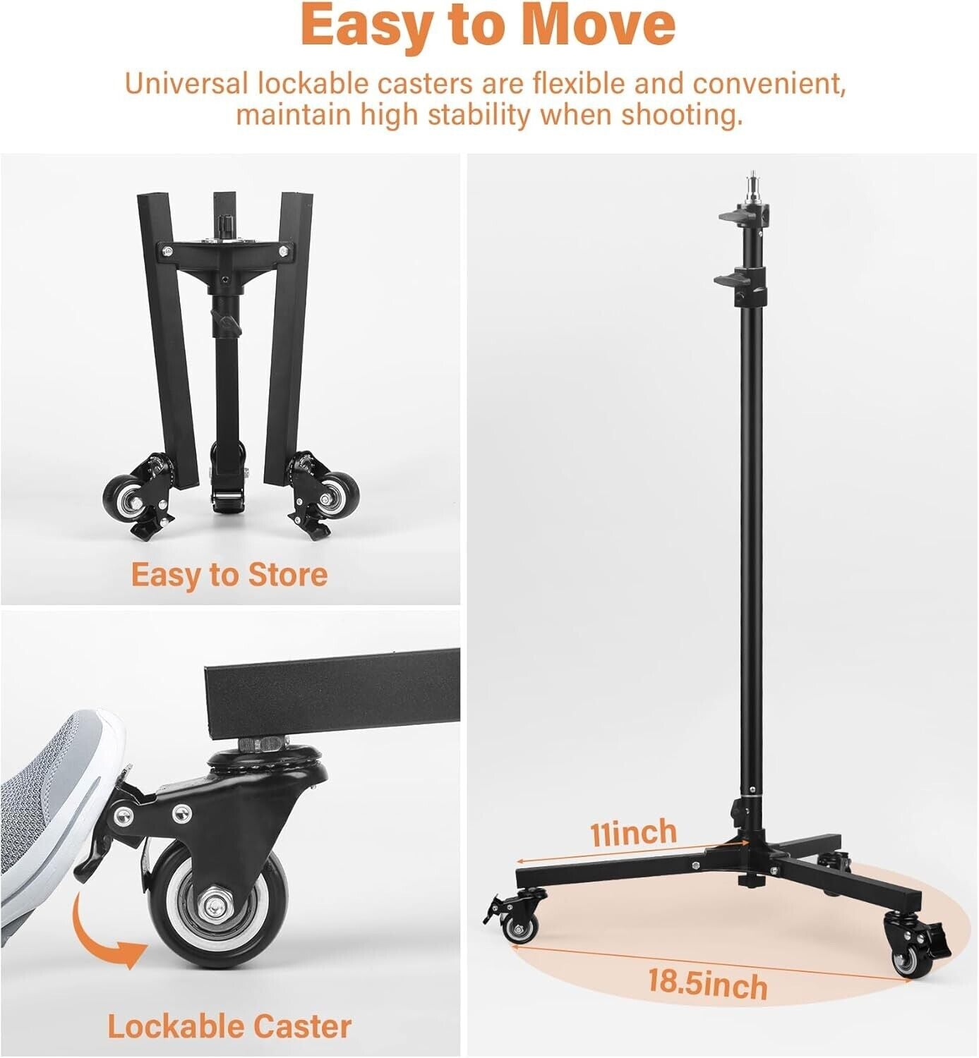 Tirkod 12 inch Ring Light with 63 inch Tripod Stand 3000-6500K LED Light