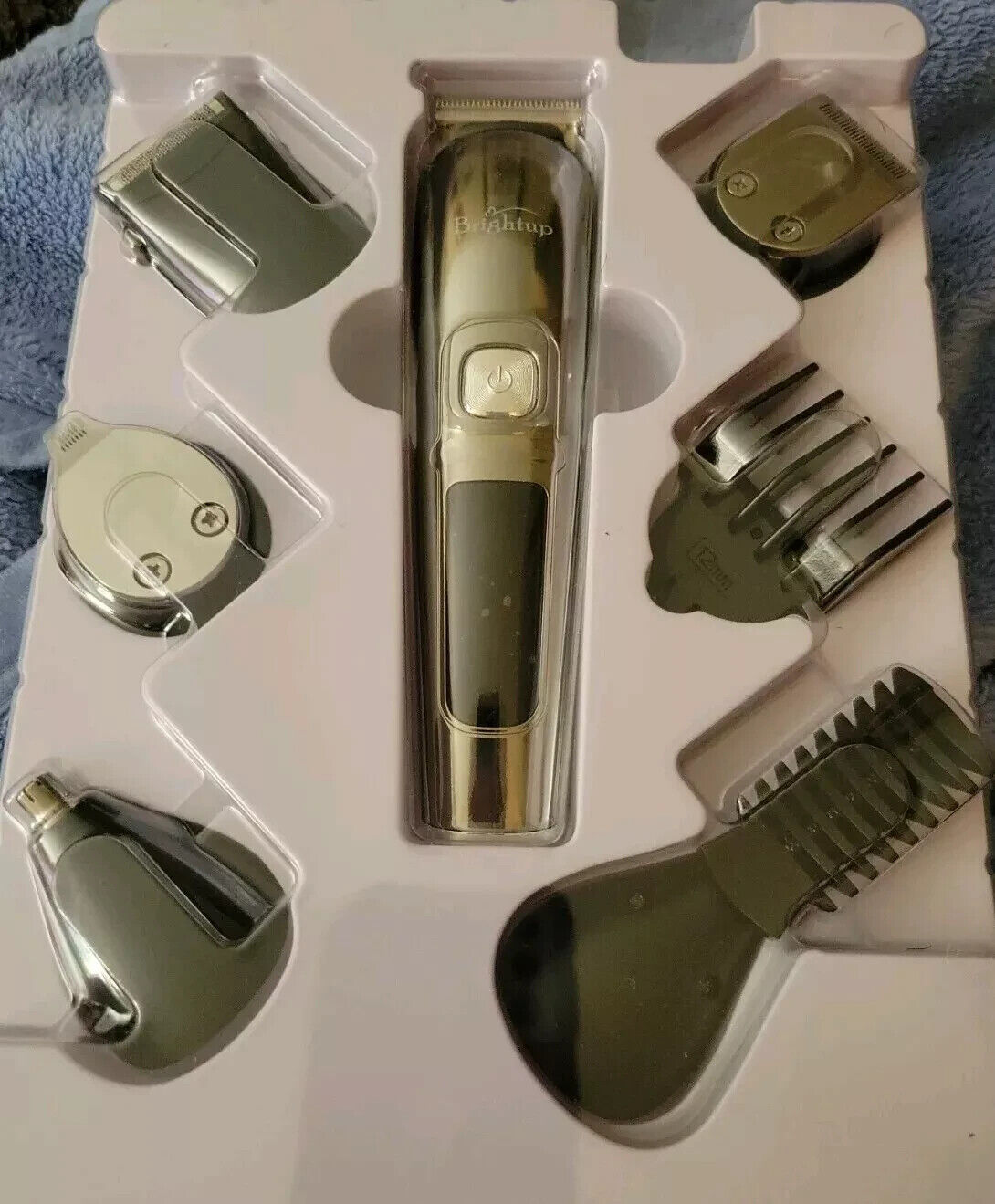 Brightup 18 In 1 Men's Rechargeable Hair Clippers& Grooming Kit. Washable!