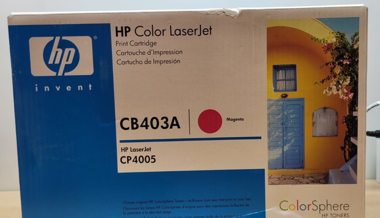 NEW HP CB403A 642a Magenta Toner Cartridge Genuine SEALED BOX HP CP4005