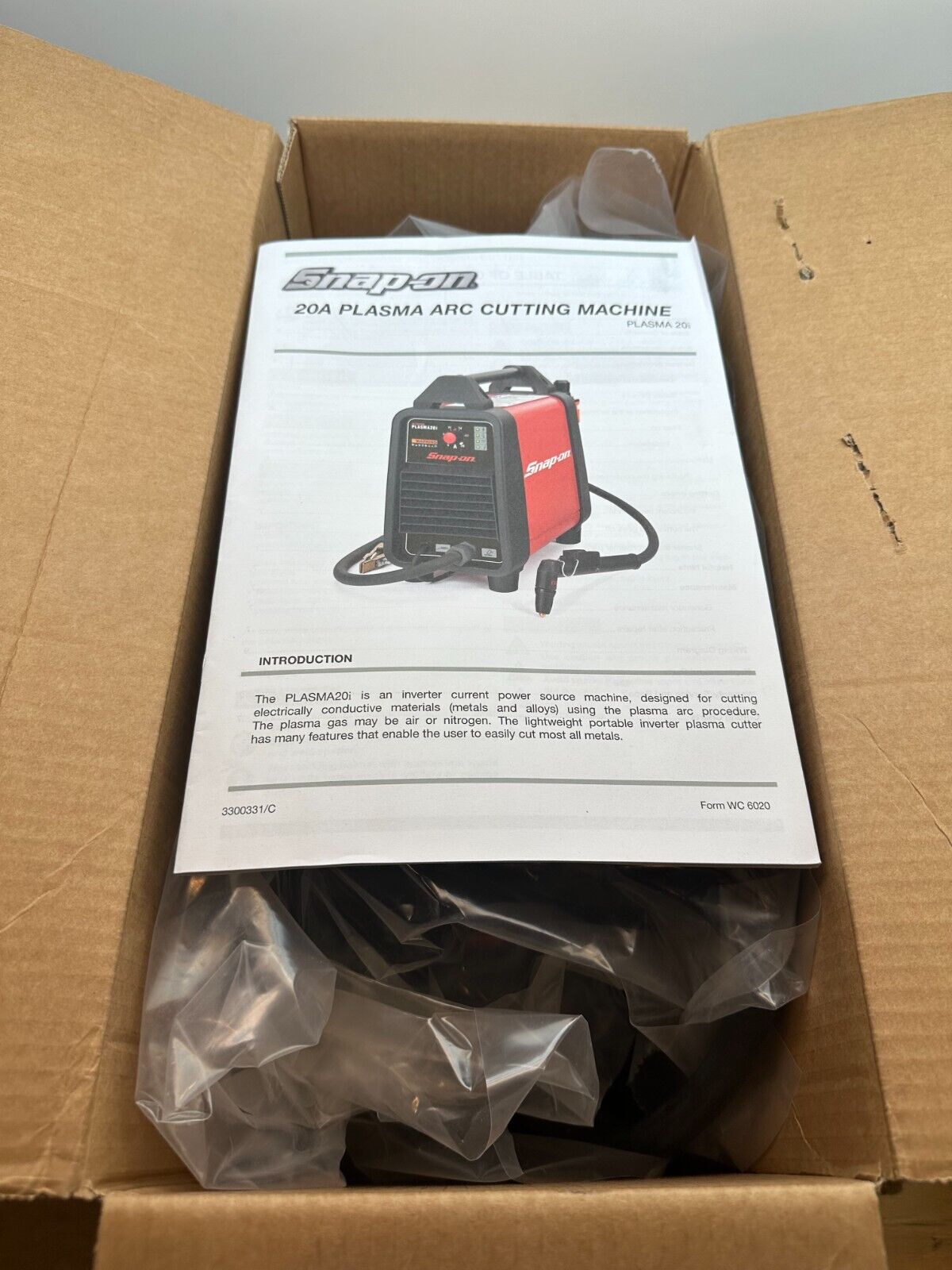 Snap-On 20i Plasma Cutter Machine 20 Amps Arc Cutting Machine OPEN BOX