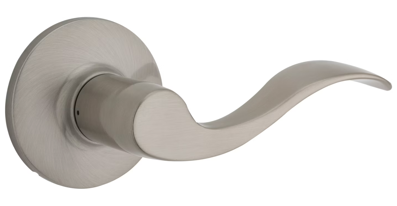 Kwikset Weiser SL7000LY RH 15 Layton Right Half Dummy Lever Pull, Satin Nickel