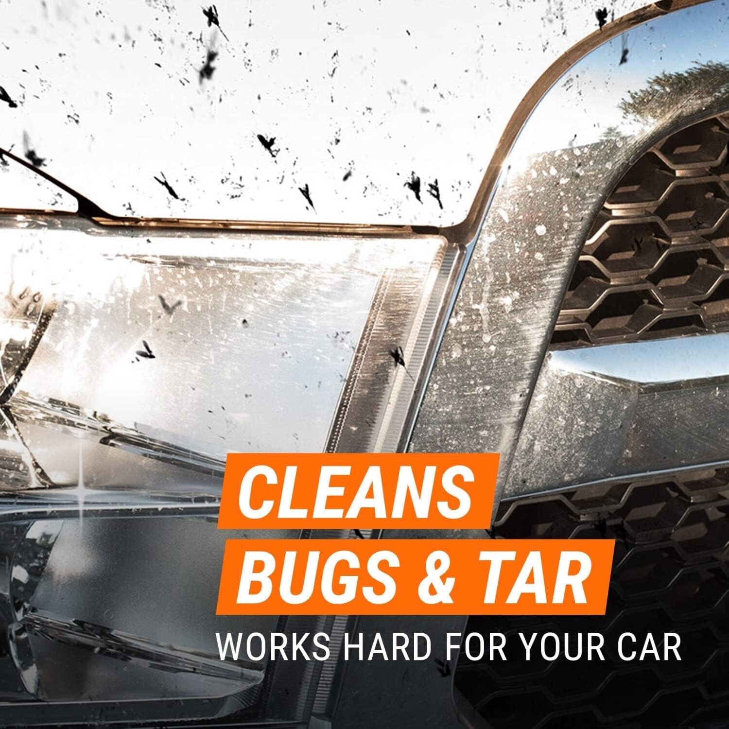 Armor All Extreme Bug and Tar Remover Car Bug Remover with Wax Protection 16F Oz