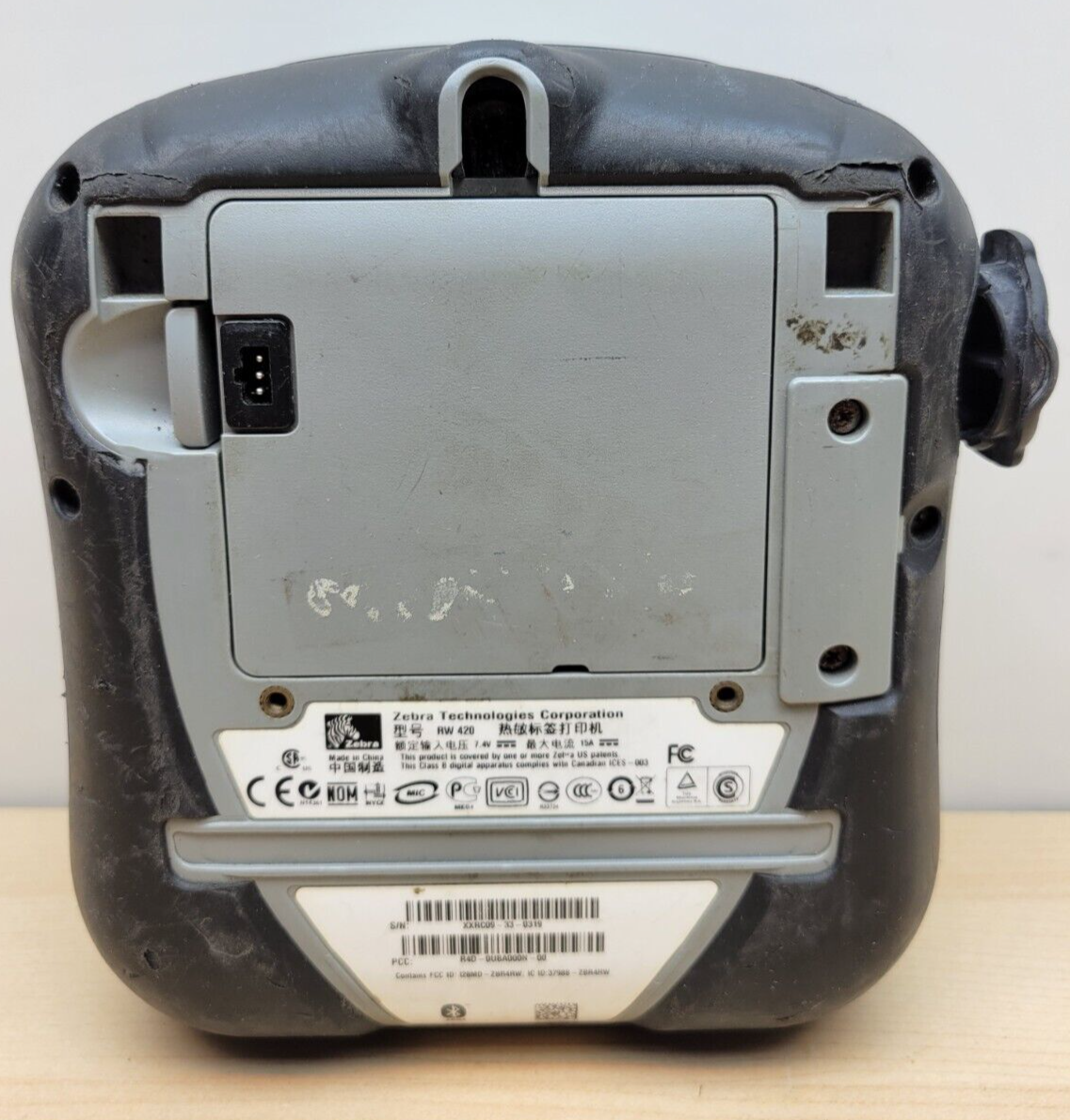 Zebra RW 420 RW420 R4D-0UBA000N-00 Mobile Thermal 4" Printer BLUETOOTH USB