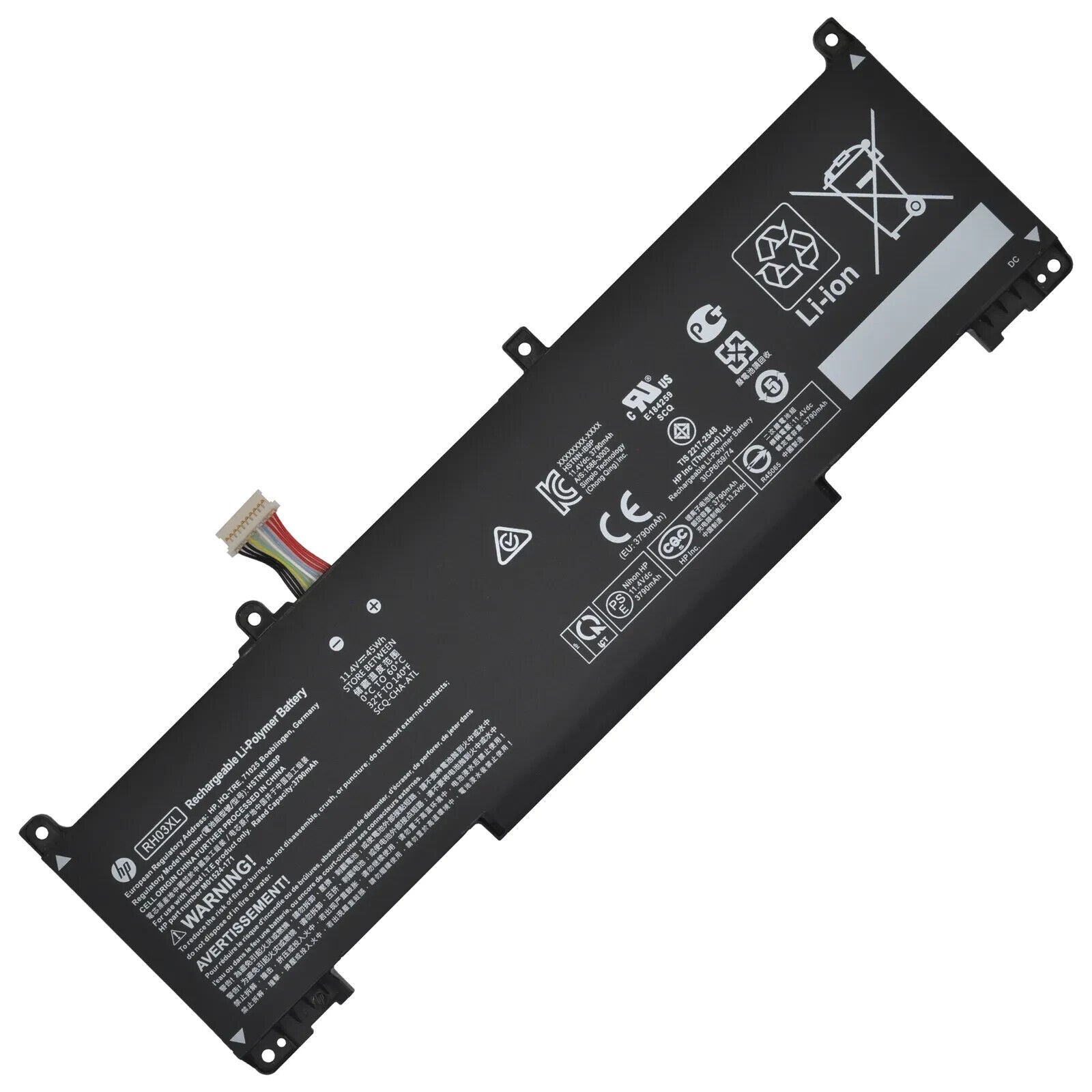 Genuine RH03XL Battery for HP ProBook 430 440 445 450 630 640 650 G8 HSTNN-OB1T