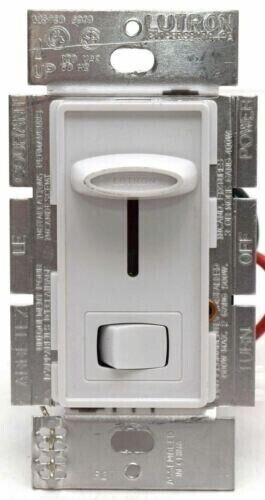 Lutron Skylark S-603Pg Halogen Slide Rocker Light Dimmer Switch 5A 600w WHITE