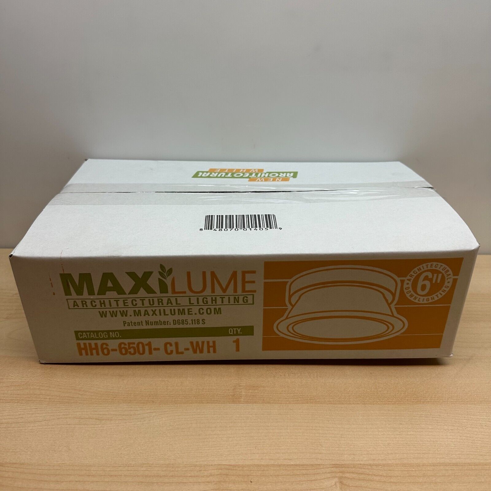 MaxLume Elite Architectural Downlighting 6" HH6-6501-CL-WH Down Light