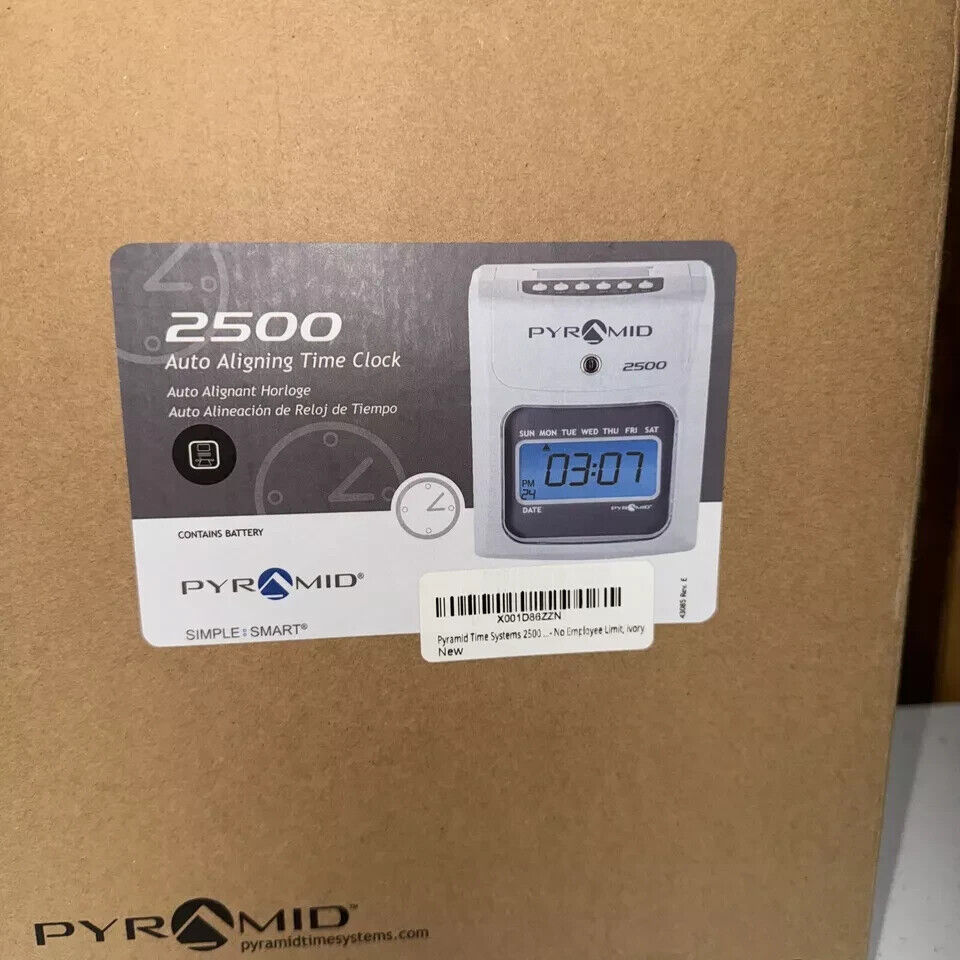 Pyramid Time 2500 Time Clock Model 2500 Auto Align 6 Column