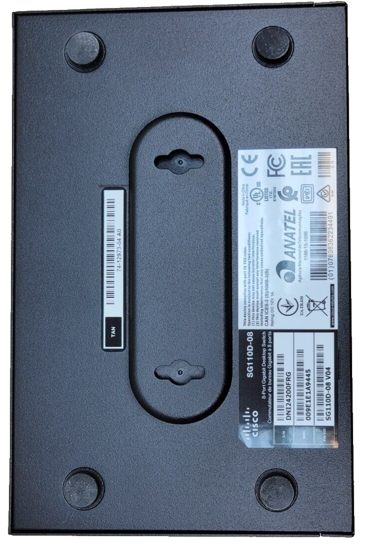 Cisco SG110D-08 Gigabit 8-Port Desktop Ethernet Switch UNIT ONLY