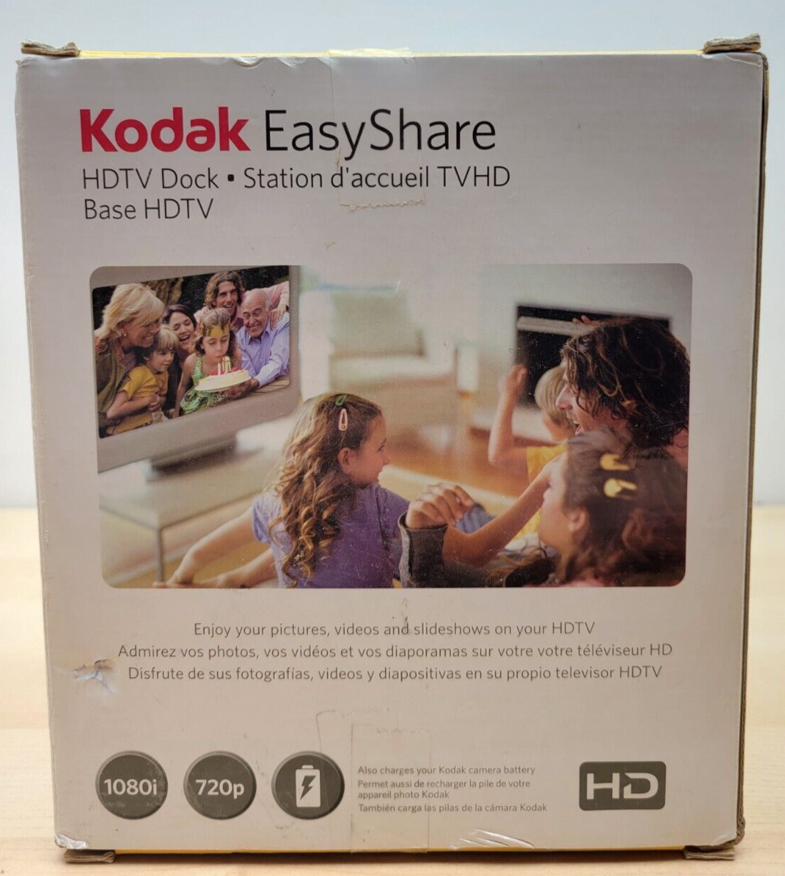 Kodak Easyshare HDTV Dock Base Black CAT8951956 1080i 720p