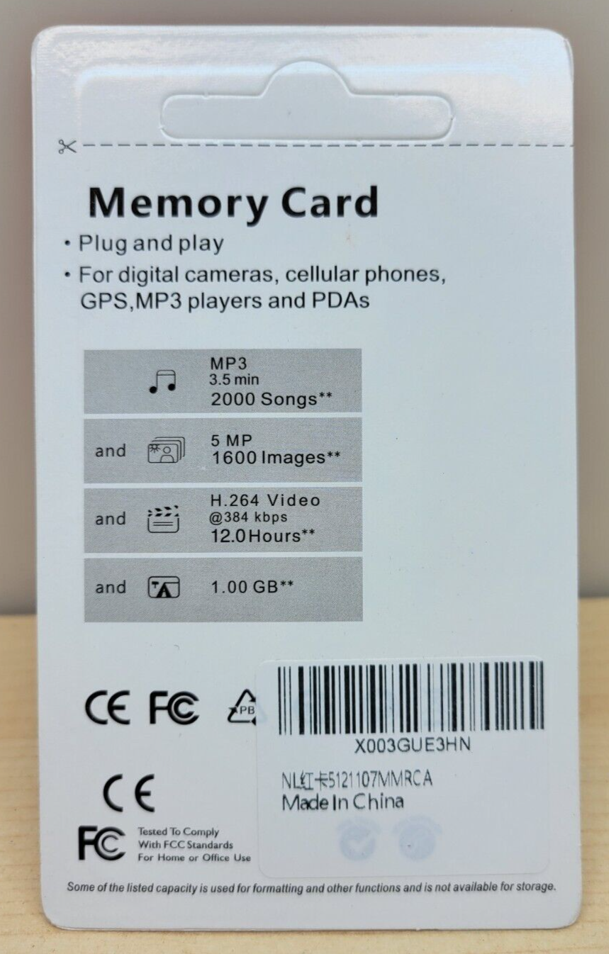 New NUILAKS 512GB Memory Card with Adapter High Speed - High Performance