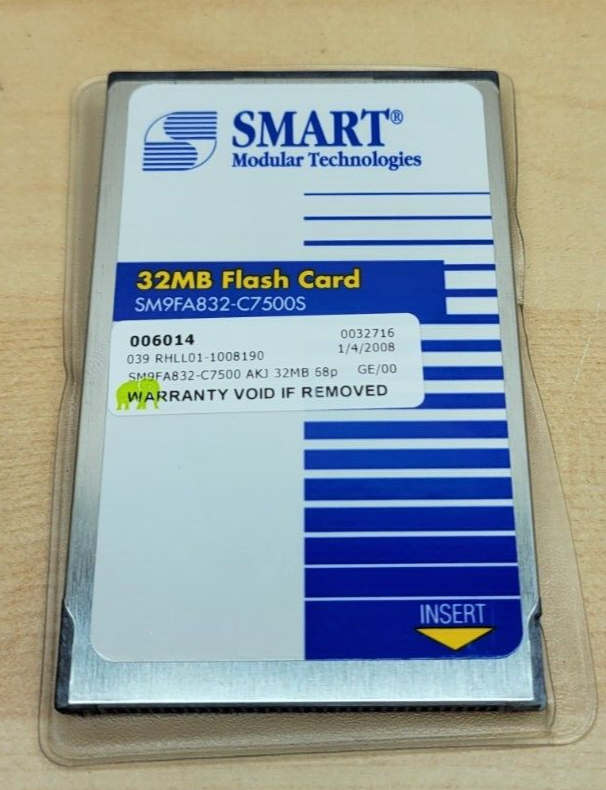 SMART 32MB LINEAR MEMORY CARD SM9FA832-C7500S CISCO