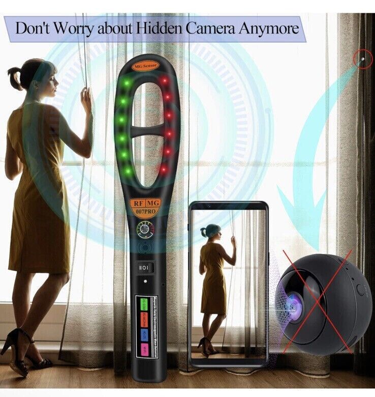 MAGNET ELECTROMAGNETIC WAVE Hidden Device DETECTOR GPS Spy Bug Tracker