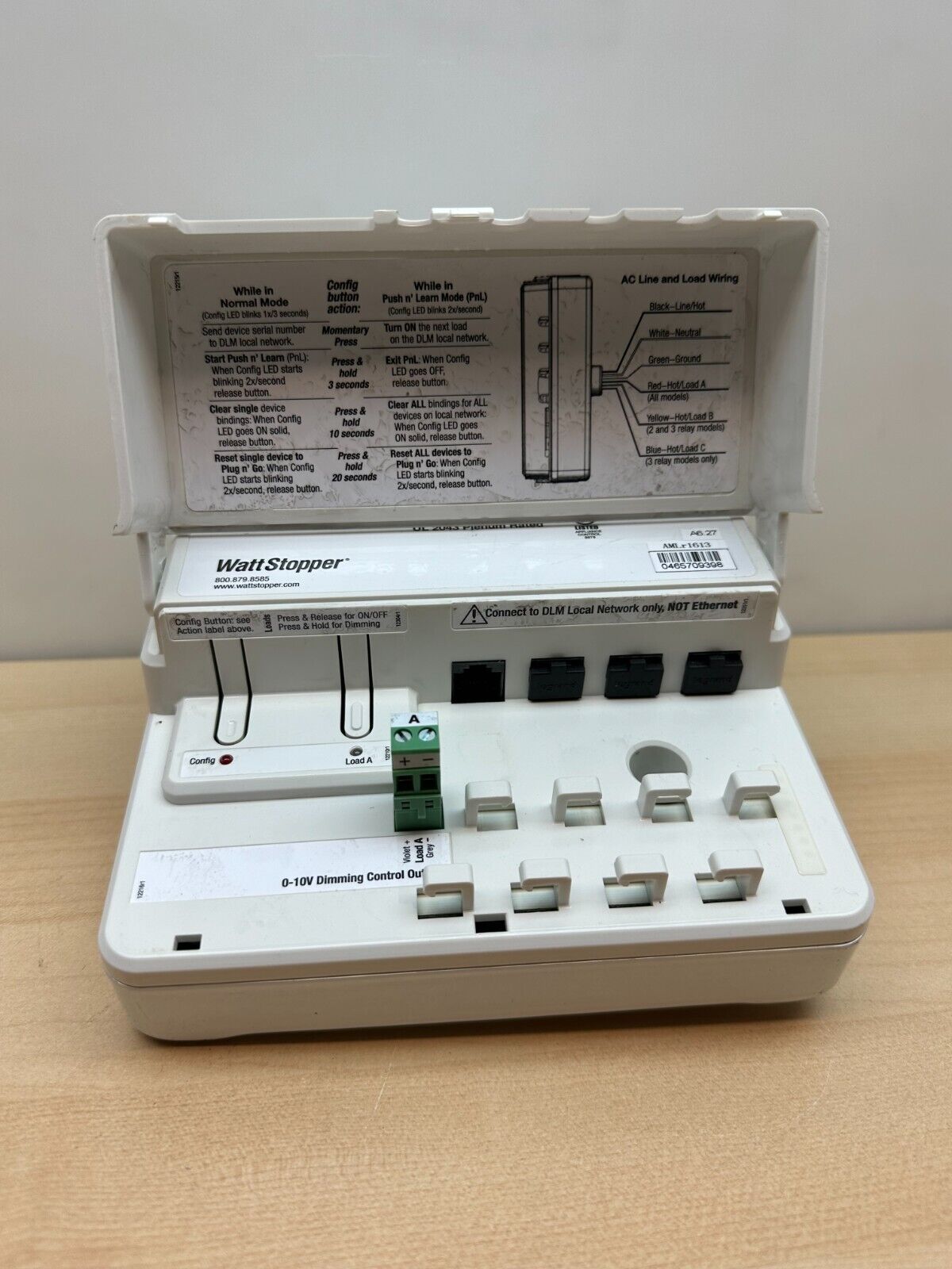 WattStopper LMRC-211 -347 Digital Single 1- Relay Room Controller/GAR130