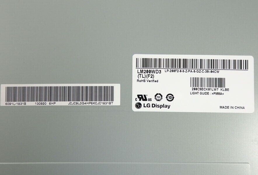 HP LG Display 20.0 Inch LM200WD3 (TL)(F2) 1600 x 900 HD+ a-Si TFT-LCD Panel