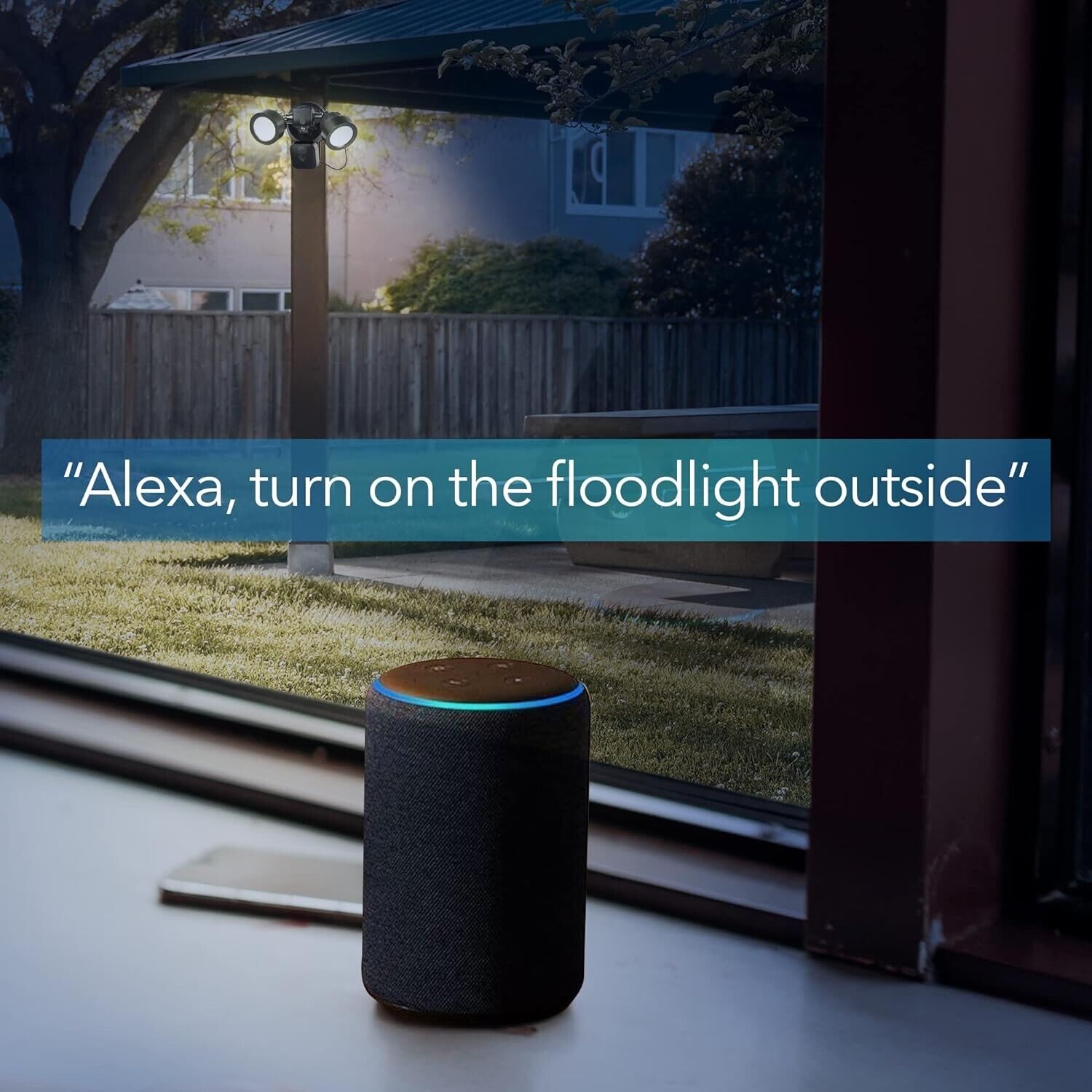 Wasserstein 3-in-1 Plugged-In Smart Floodlight 1500 lumens *Camera NOT Included*