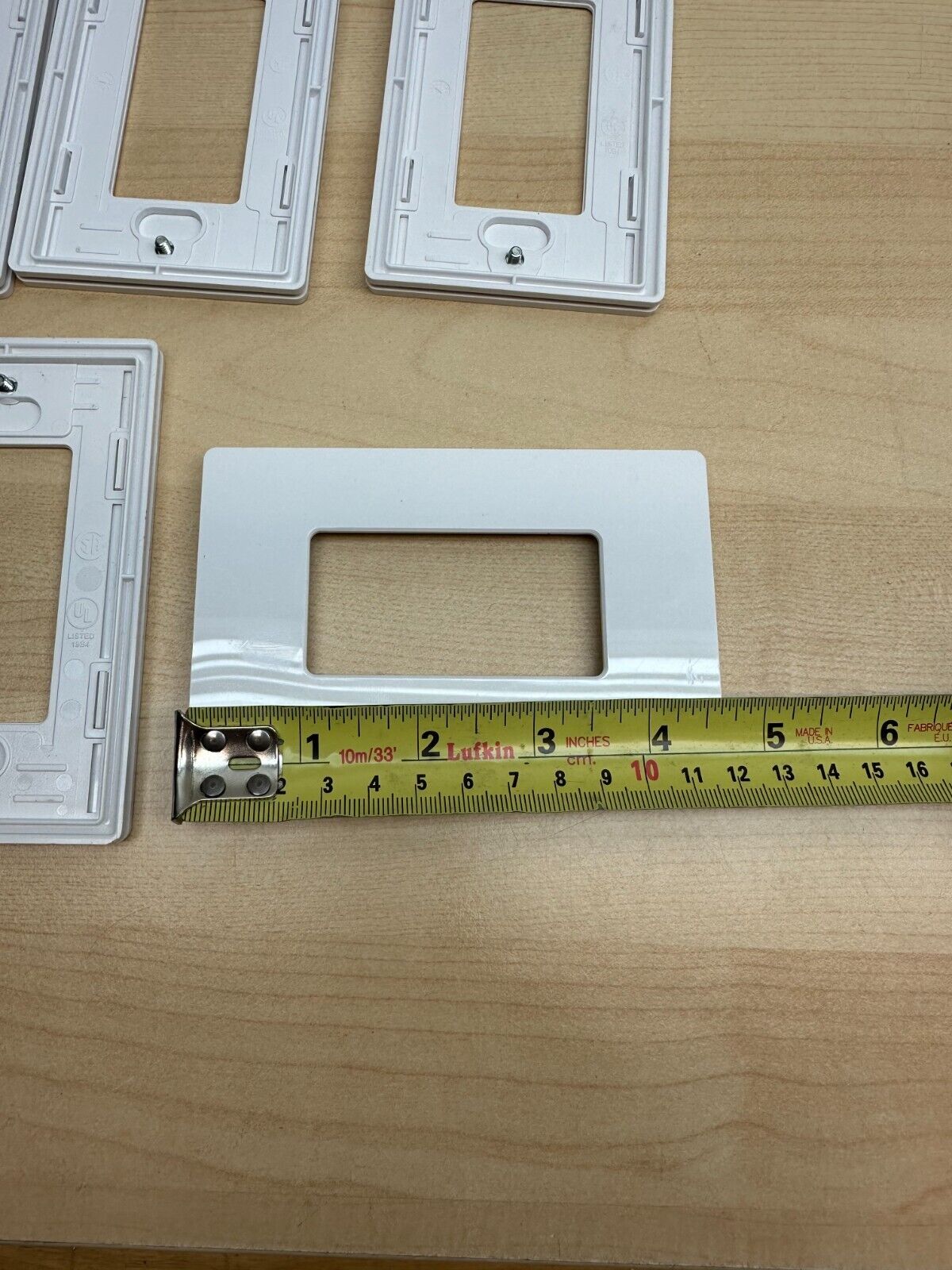 Lutron Faceplate CW-1-WH Claro 1-Gang Wall Plate (5 Pack, Lot), White