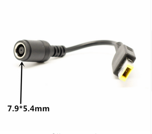 Tip Converter Lenovo ThinkPad Round to Rectangular Power Adapter Cable 0B47046