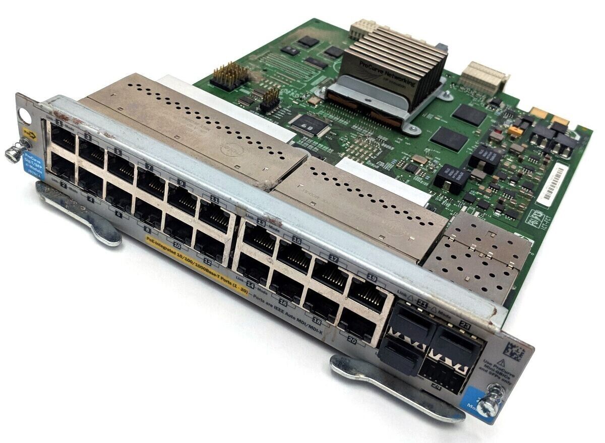 HP ProCurve J8705A 24-Port Gig-T/SFP PoE Zl Gigabit Module for 5400zl Switch
