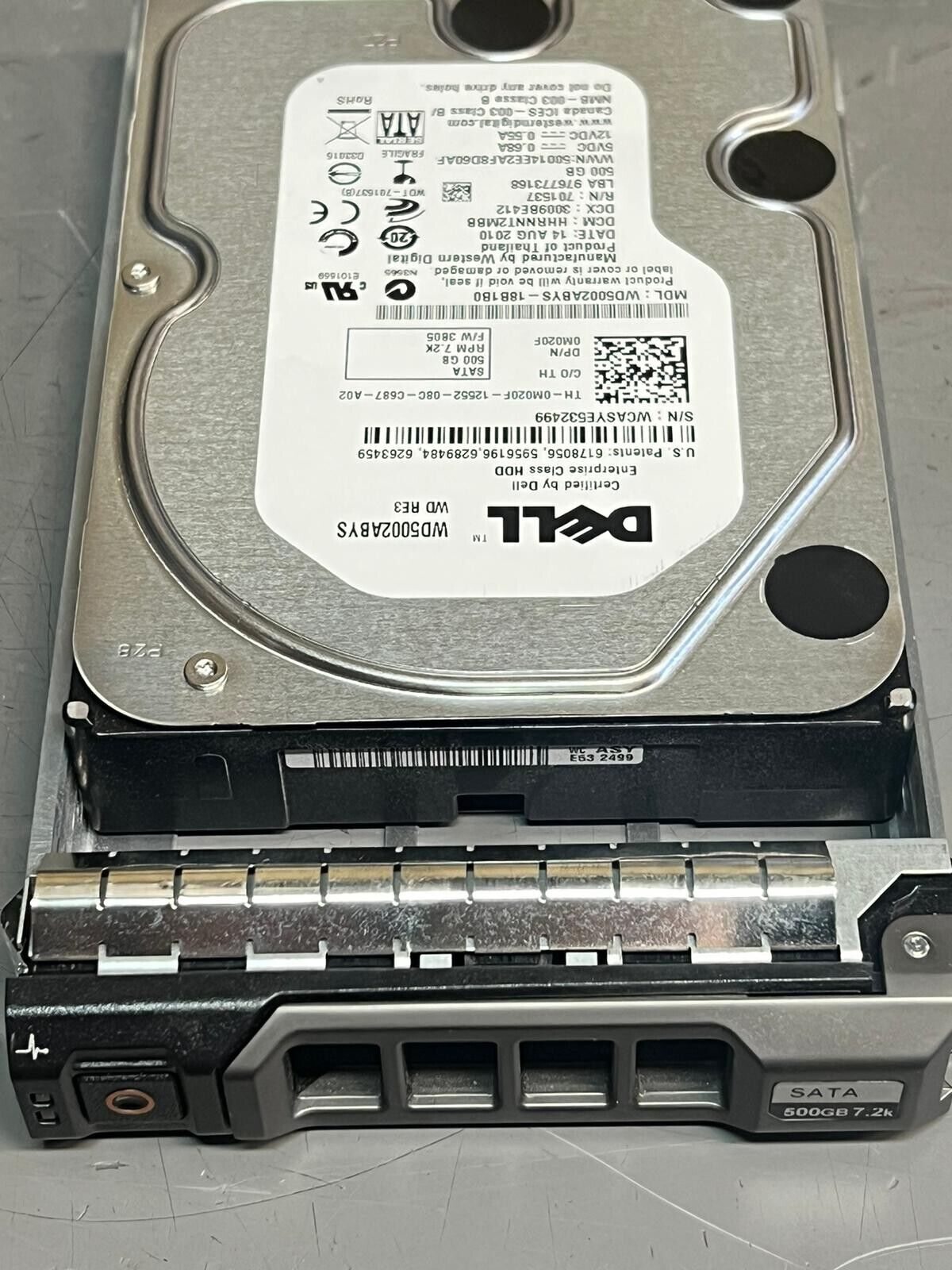 M020F 0M020F Dell 500GB 7200RPM 3Gbps 3.5 SATA SERVER HDD Hard Drive