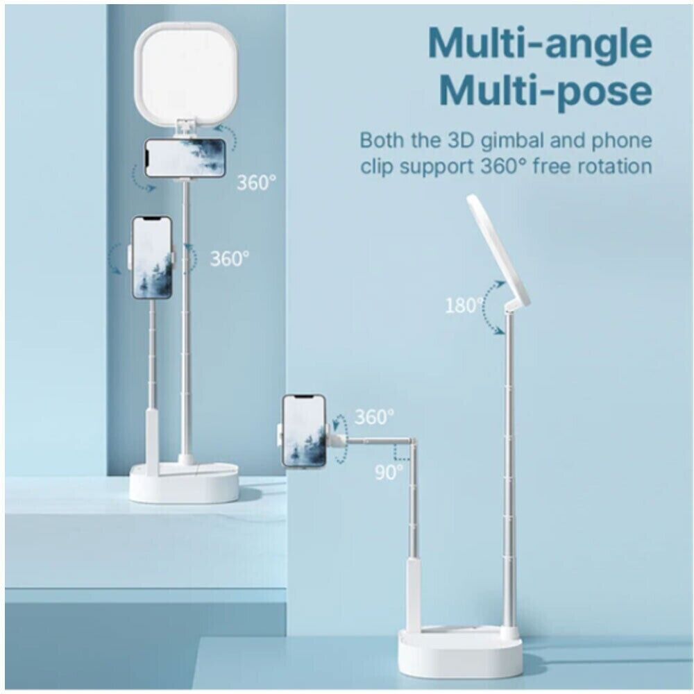 Ulanzi K14 Live Streaming Fill Light & Stand 108 LED Bluetooth Overhead Live 2ph