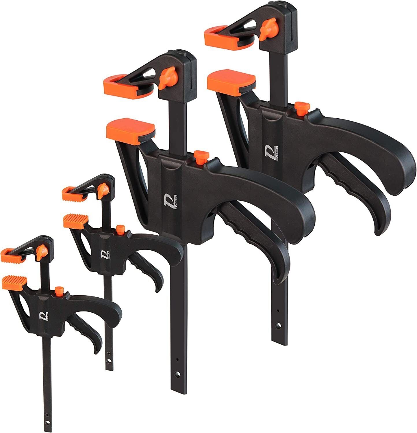 Quick Grip Clamps for Woodworking 4 Set Tool Grip Quick Ratchet Release Squeeze