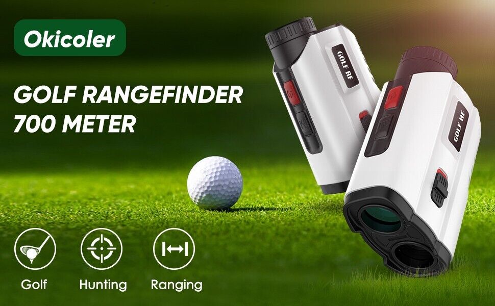 Golf Range Finder 700 Yards Laser USB Rechargeable Slope 6X Tournament Legal