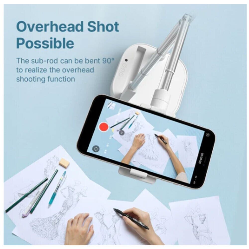 Ulanzi K14 Live Streaming Fill Light & Stand 108 LED Bluetooth Overhead Live 2ph