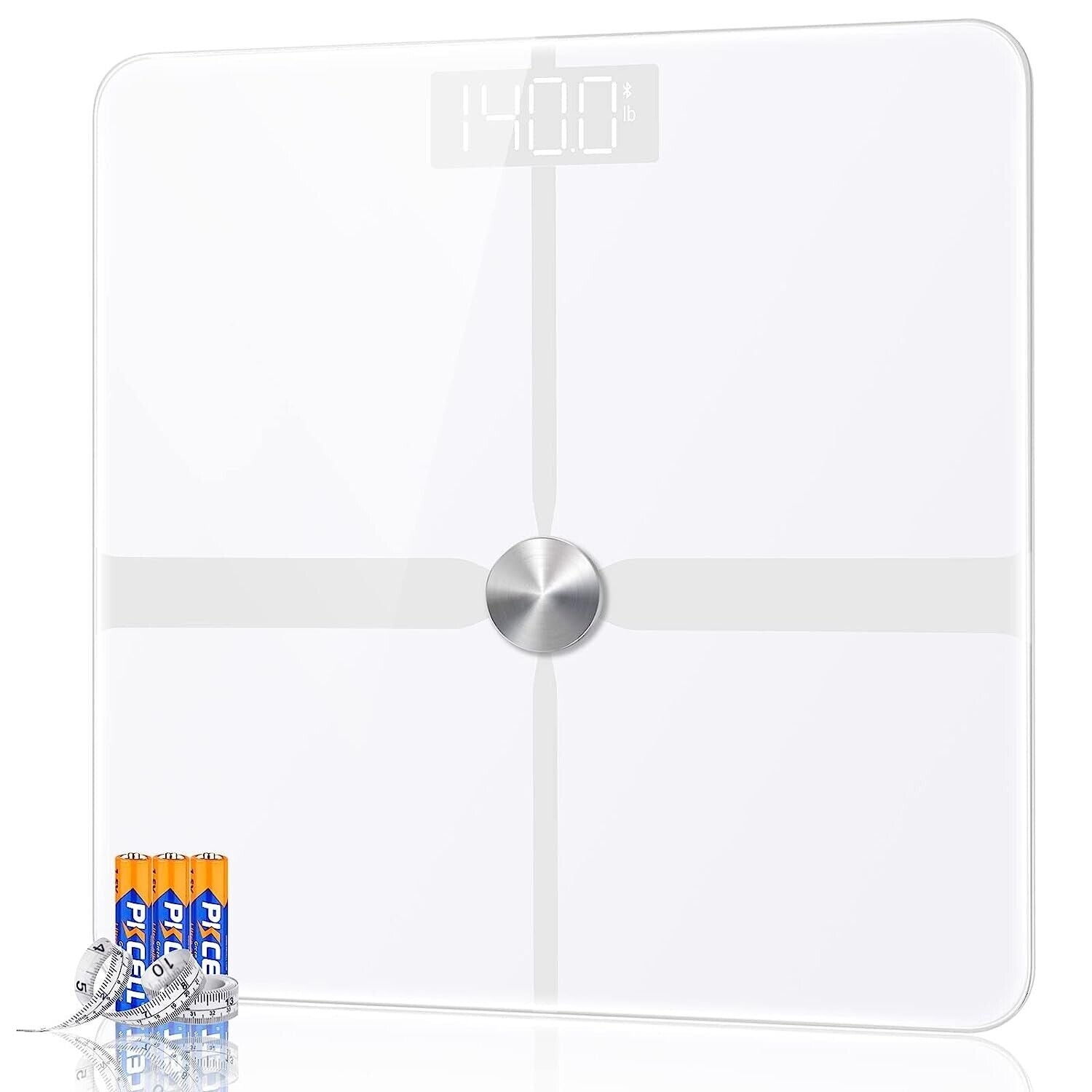 WiFi Bluetooth Digital Bathroom Scale Smart Body Fat Health Monitor ITO Coating