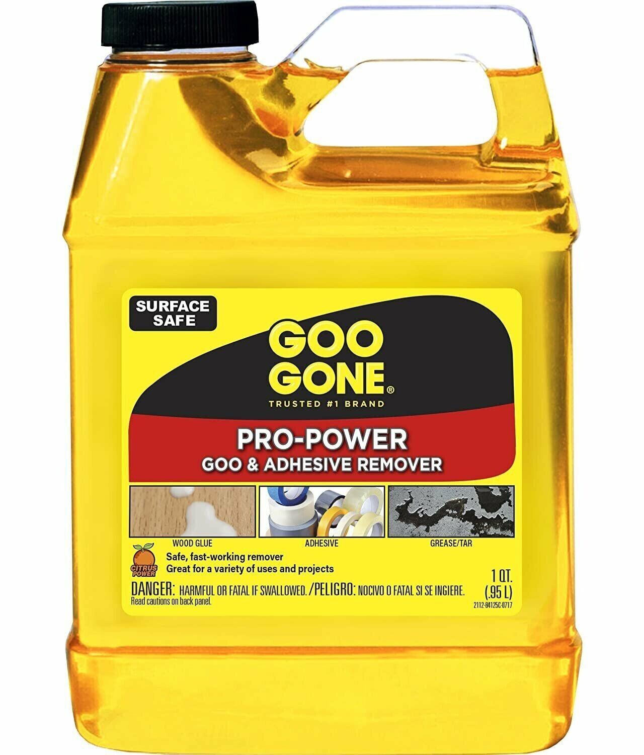 Goo Gone Pro-Power - Professional Strength Adhesive Remover .95L - 32 Fl. Oz Jug