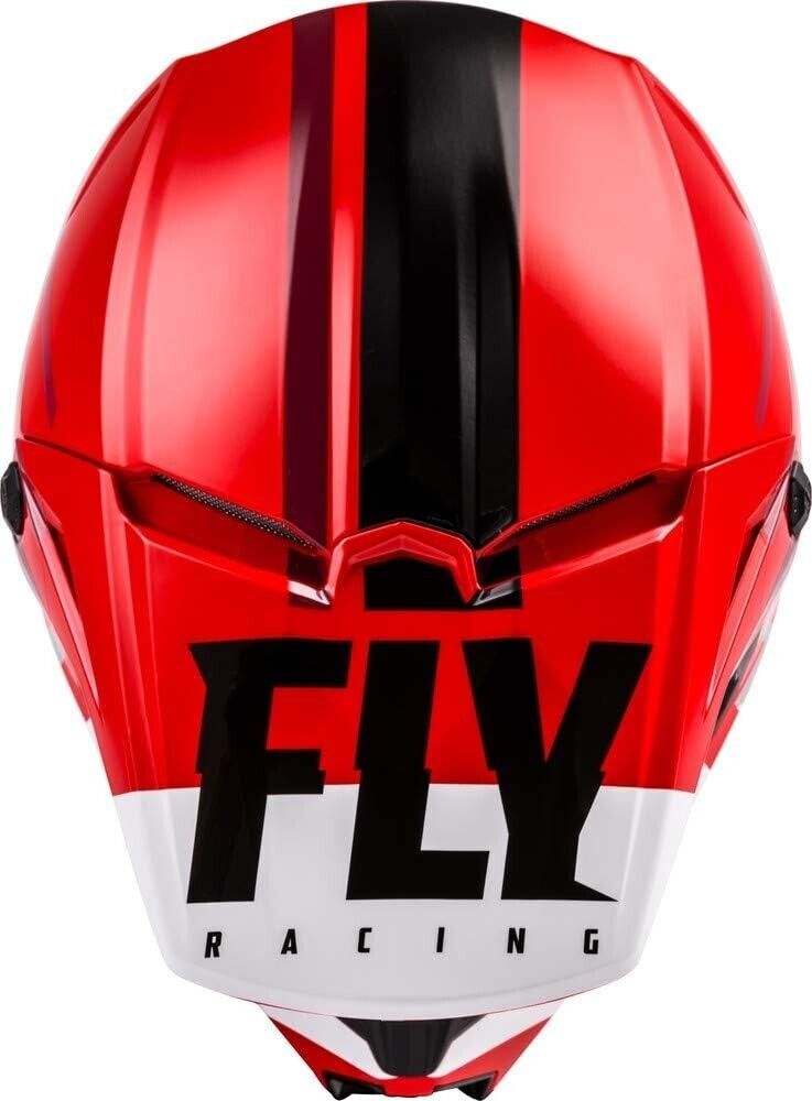 Fly Racing Kinetic Thrive Helmet RED\WHITE\BLK 2X LARGE 63-64CM DOT Certified