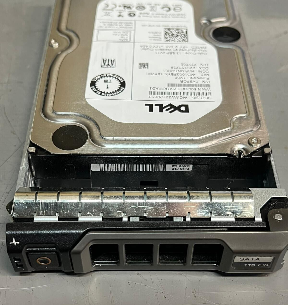 V8FCR 0V8FCR Dell 1TB 7.2K RPM 3Gb/s 3.5" SATA SERVER HDD Hard Drive